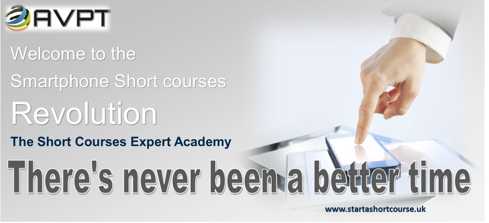 there's never been a better time to start a short coure