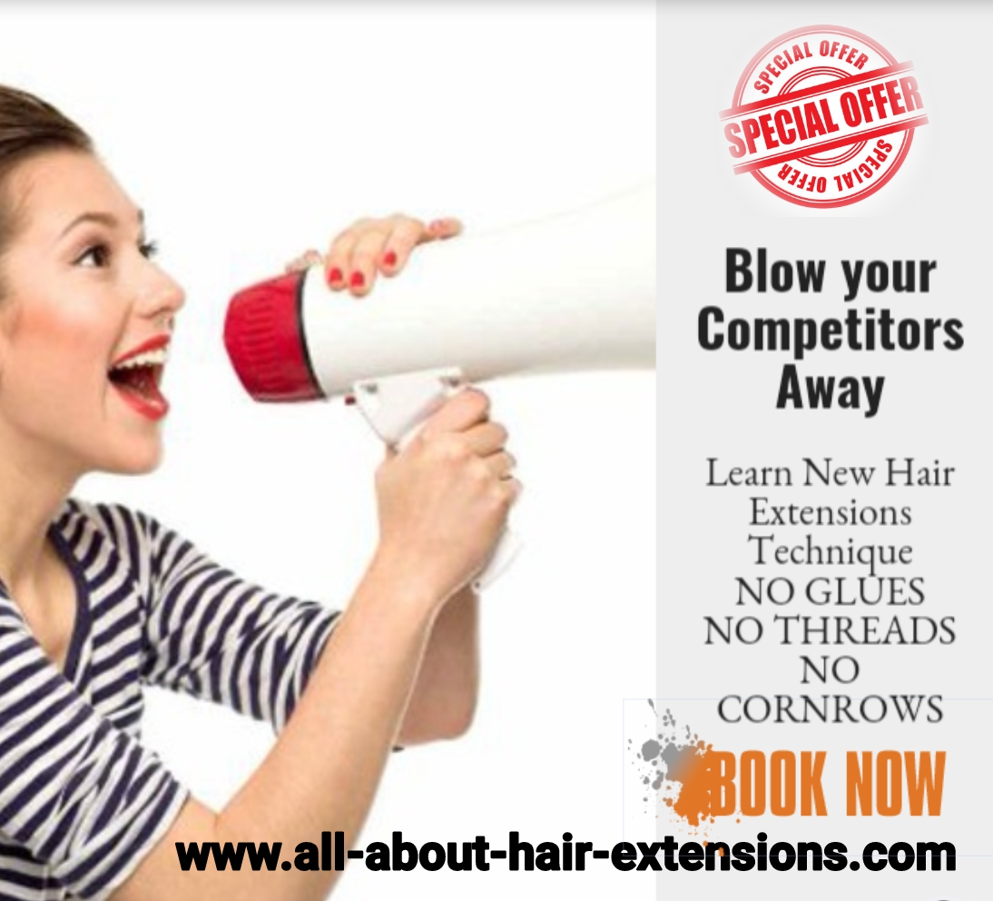 Learn new hair extensions technique in one day 3