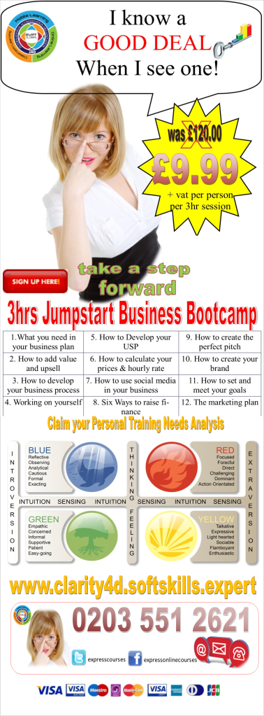 I know a good deal 3 hours workshop diane shawe