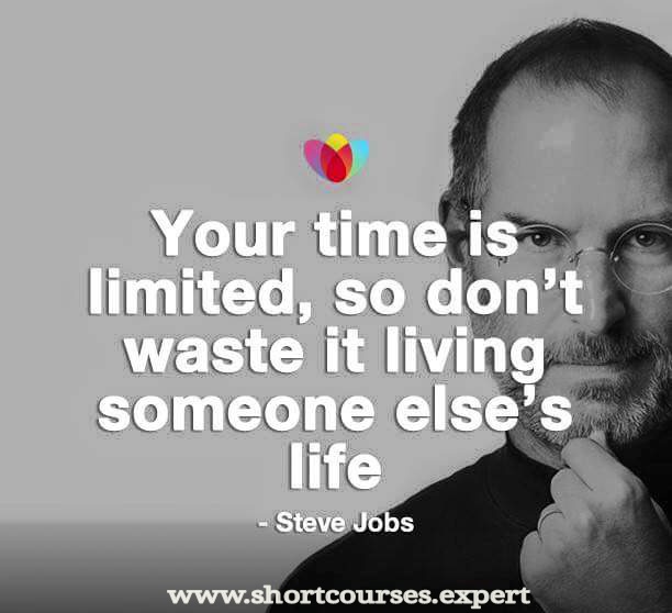 Steve jobs on living and education