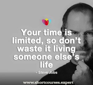 Steve jobs on living and education