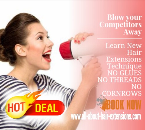 Learn new hair extensions technique in one day 4