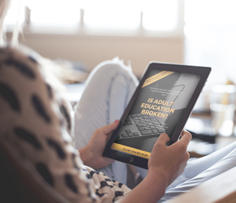 Is Adult Education Broken by Diane Shawe Author (3)