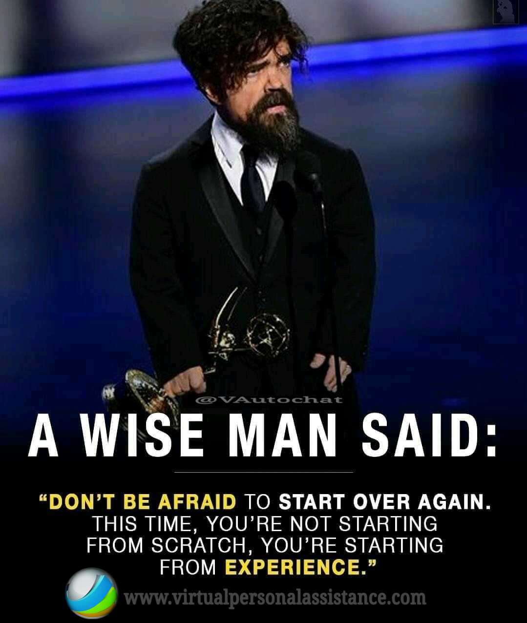 Dont be afraid to start over again